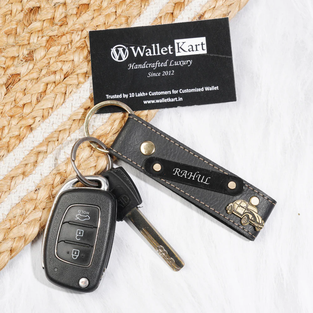 2 Personalised Leather Name Wallet & Get 2 Keychains absolutely Free - Image 16