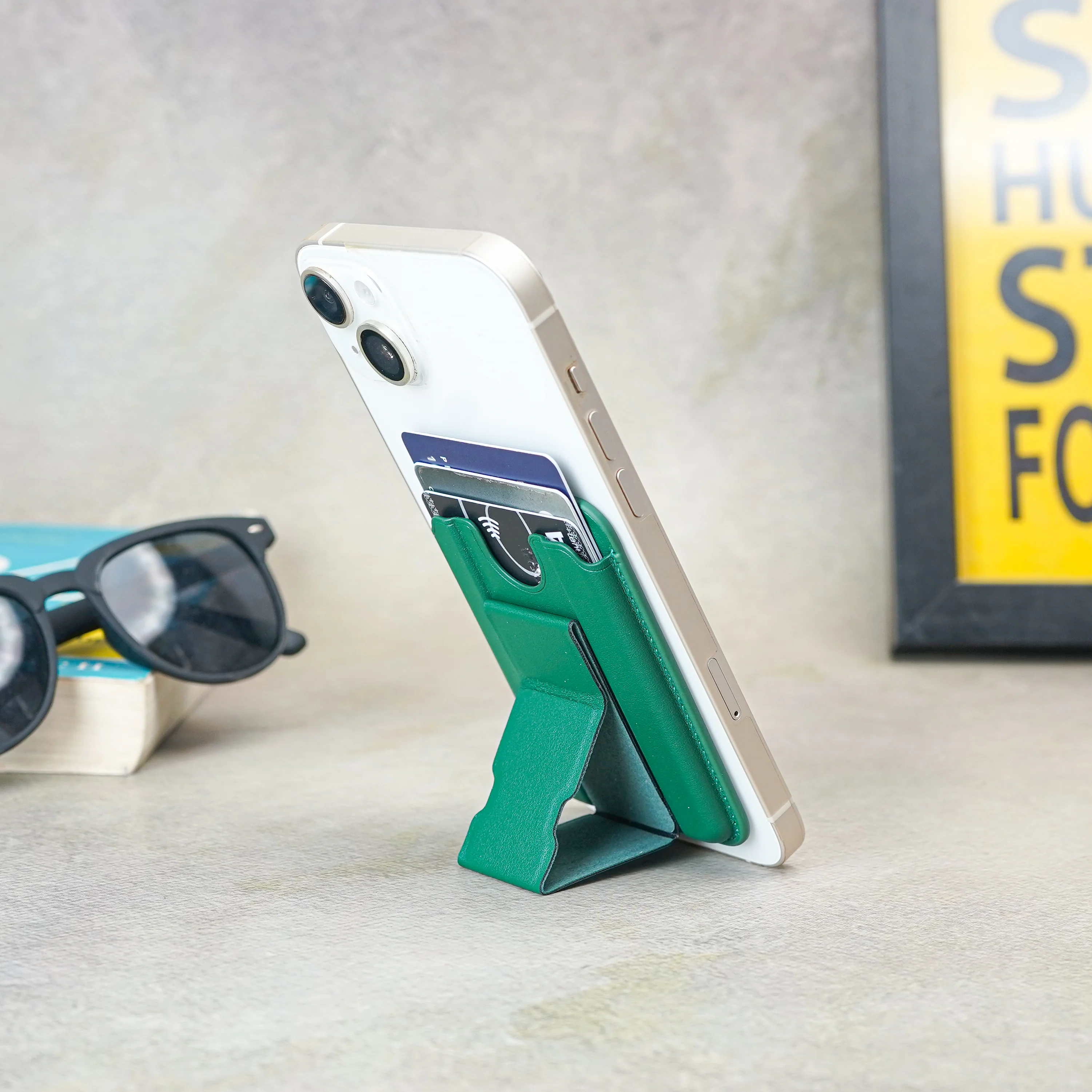 Classic Leather Phone Stand β Smart, Sleek & Durable for Everyday Use (STYLE ID #27) - Image 3
