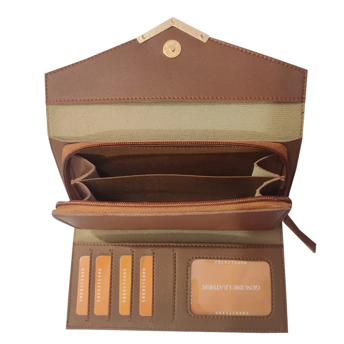 Personalized Ladies Leather Clutch with Name & Charm Gift for Girlfriend, Wife, Mother & Sister - Image 13