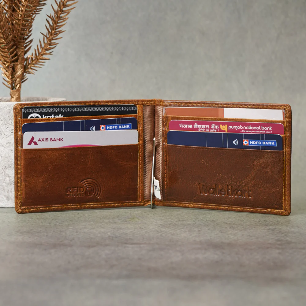 Custom Genuine Leather Men’s Money Clipper Wallet – Personalised Cash & Card Holder for Him (STYLE ID #31) - Image 3