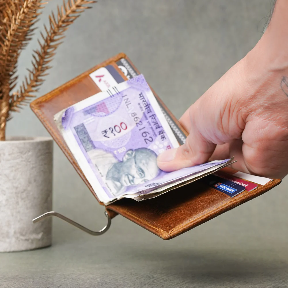 Custom Genuine Leather Men’s Money Clipper Wallet – Personalised Cash & Card Holder for Him (STYLE ID #31) - Image 7