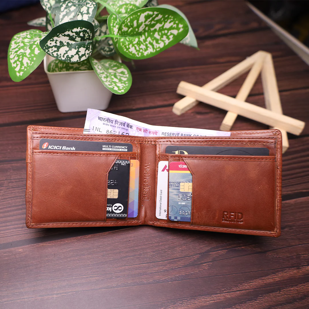 Genuine Leather Men’s Wallet – Personalized Gift for Him STYLE ID #15) - Image 7