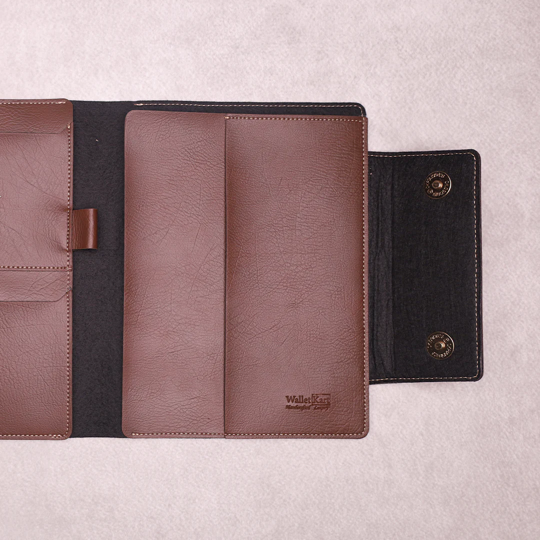 Customised Leather Diary Holder, Bottle,Pen & Diary | Customized with Name & Charm - Image 10