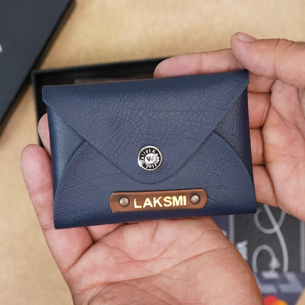 Personalized Leather travel Card Holder | Perfect for Him & Her - Image 5