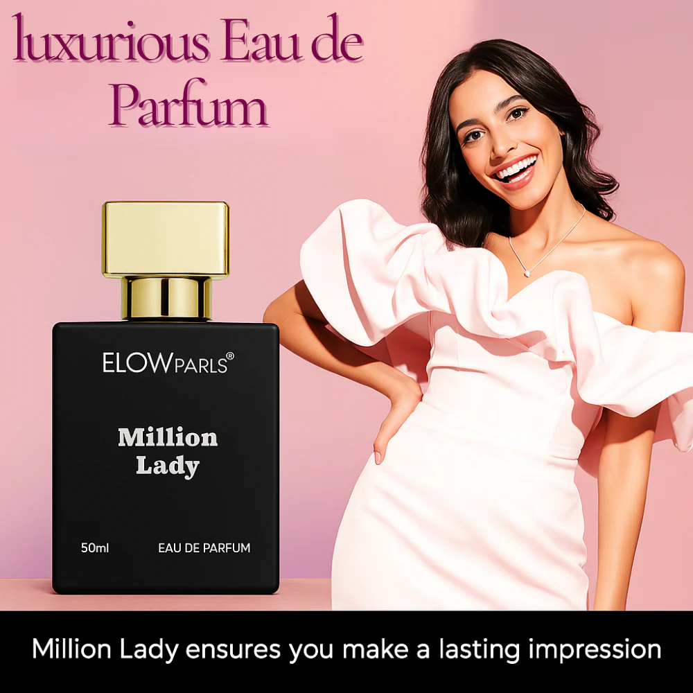 ELOW PARIS Million Lady | Long Lasting Perfume for Women | E50ml - Image 5