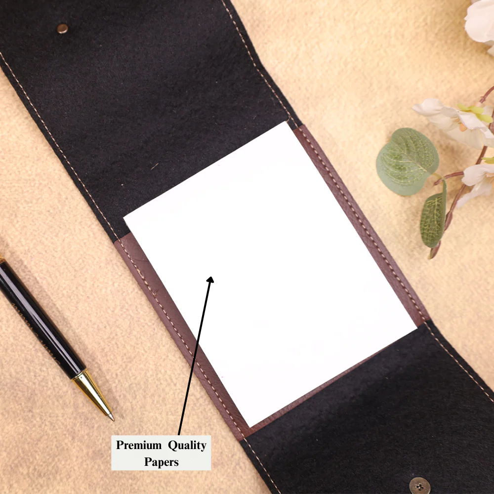 Luxury Personalized Gift – Premium Leather Notepad with Name - Image 6