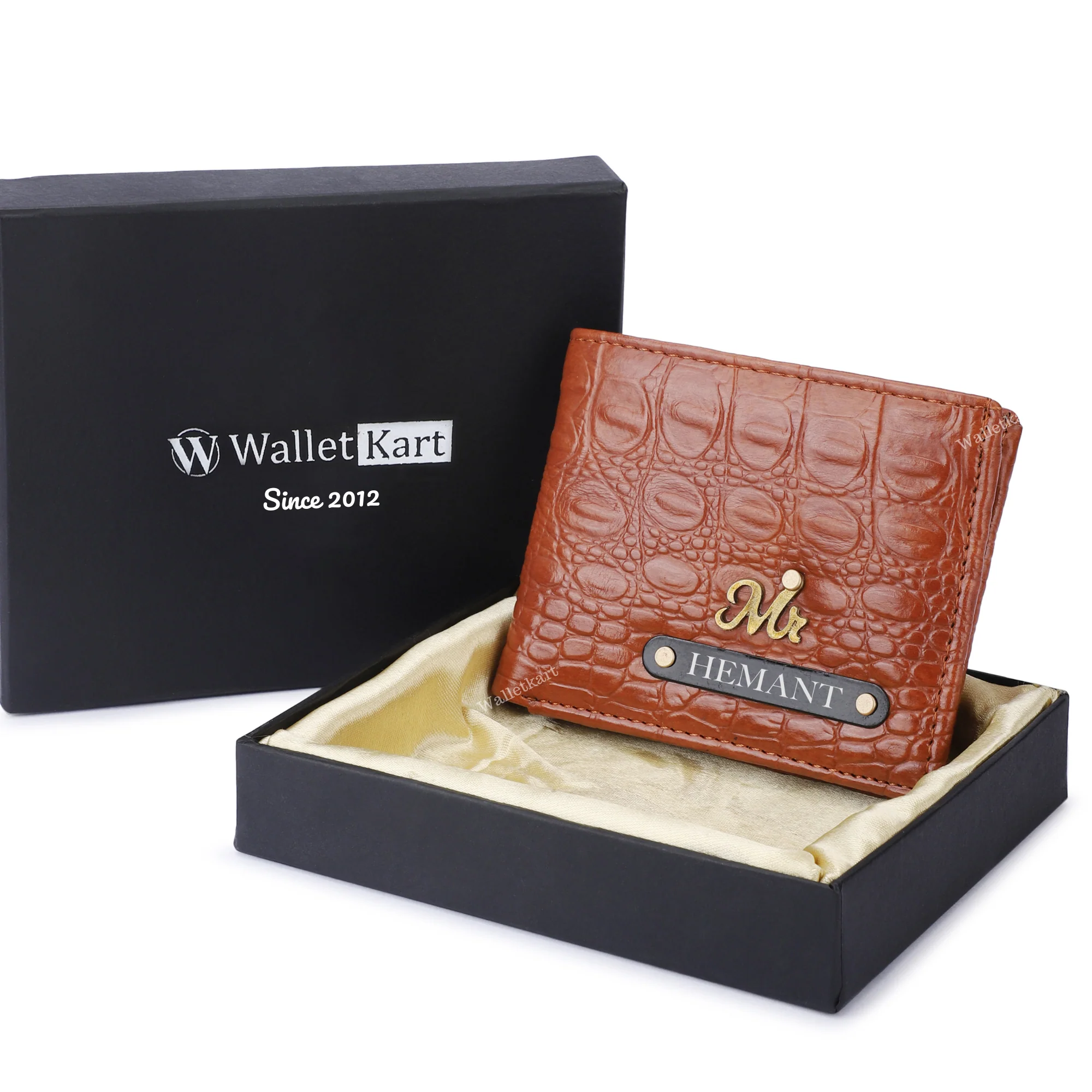 Personalized Croco Texture Men's Wallet | Customized Wallet Gift for Boyfriend Husband Father & Son - Image 5