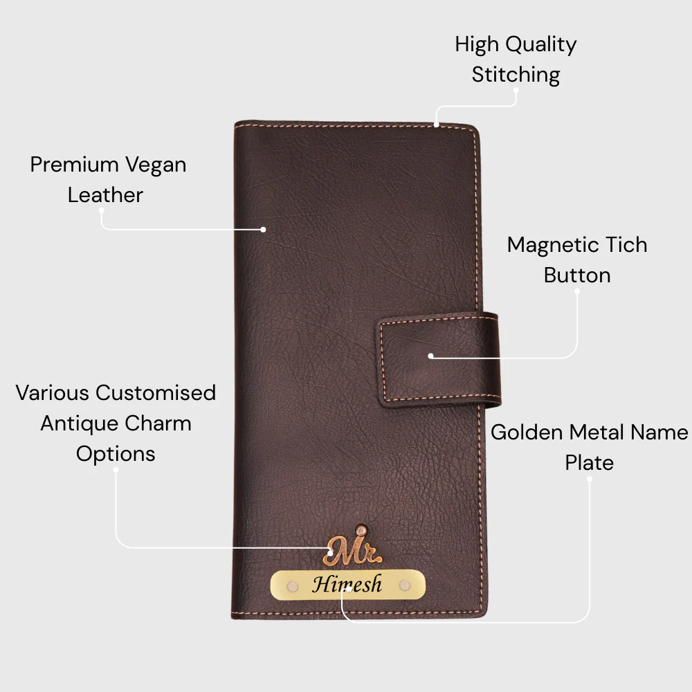 Personalised Leather Passport Cover Travel Wallet Luggage Tag Keychain and Eyewear Case with name and charm for Men/Women - Image 8