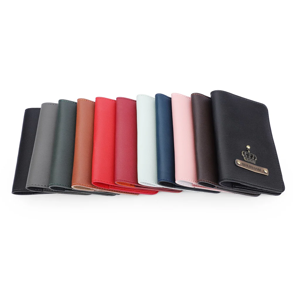 Personalized Passport Cover with Name & Charm - Image 10