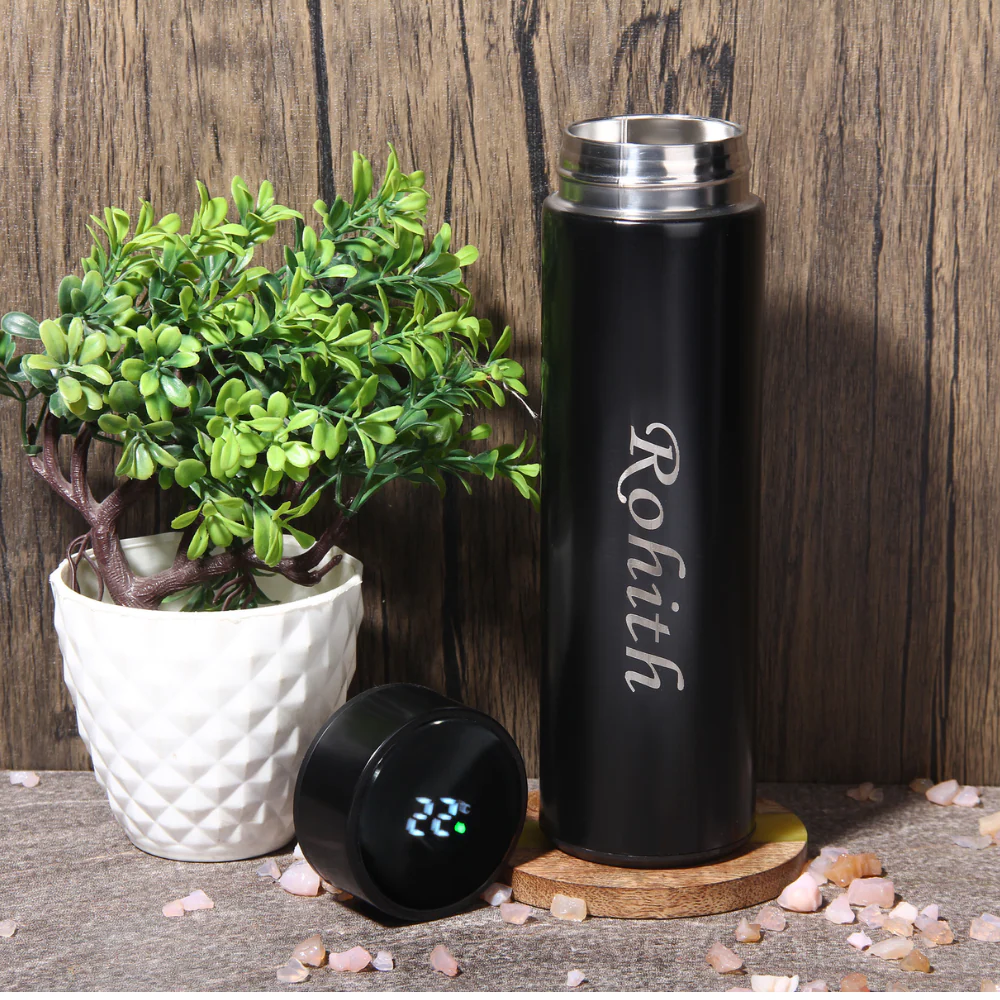 Personalised Men's Bottle, Keychain, Pen Gift Combo - Image 3