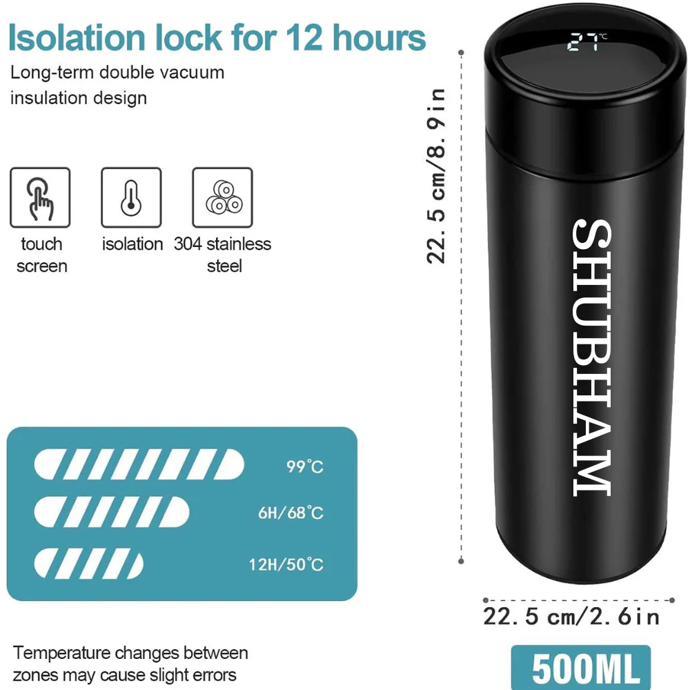Personalised Men's Bottle, Keychain, Pen Gift Combo - Image 6