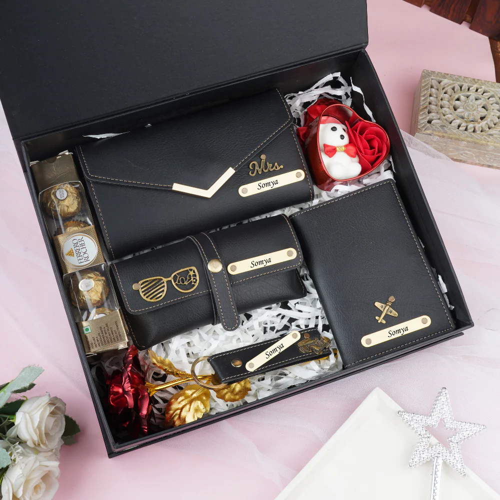 Personalized Women’s 7-in-1 Clutch Combo Gift for Wife or Girlfriend – Perfect for Birthdays & Anniversaries - Image 5
