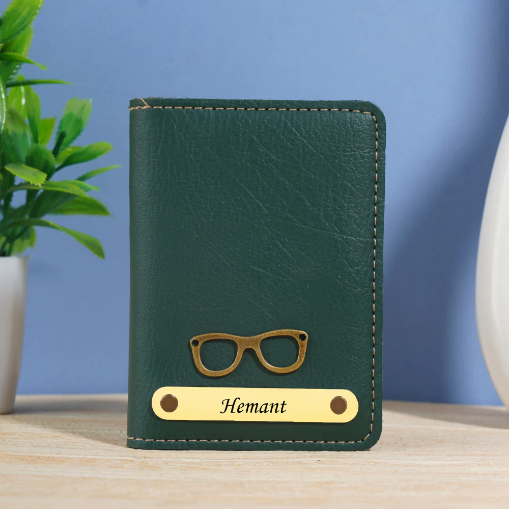 Personalized Card Holder with Name & Charm - Image 7