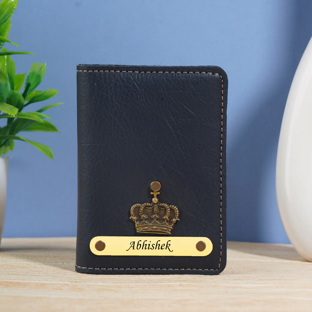 Personalized Card Holder with Name & Charm - Image 8