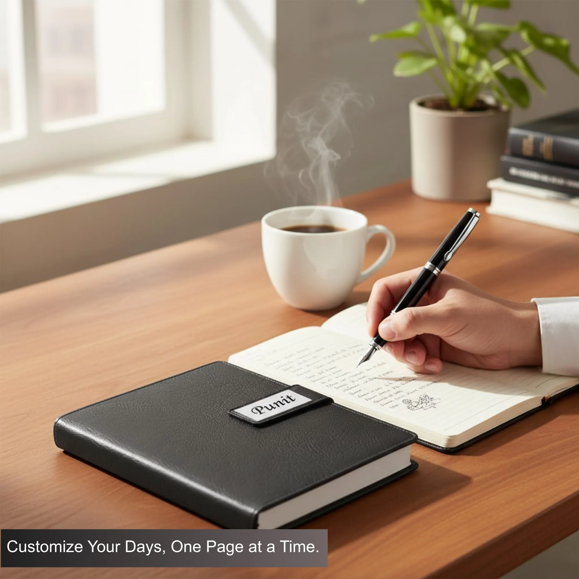 Personalized Diary with Dimond Pen Combo Gift Set for All - Image 6