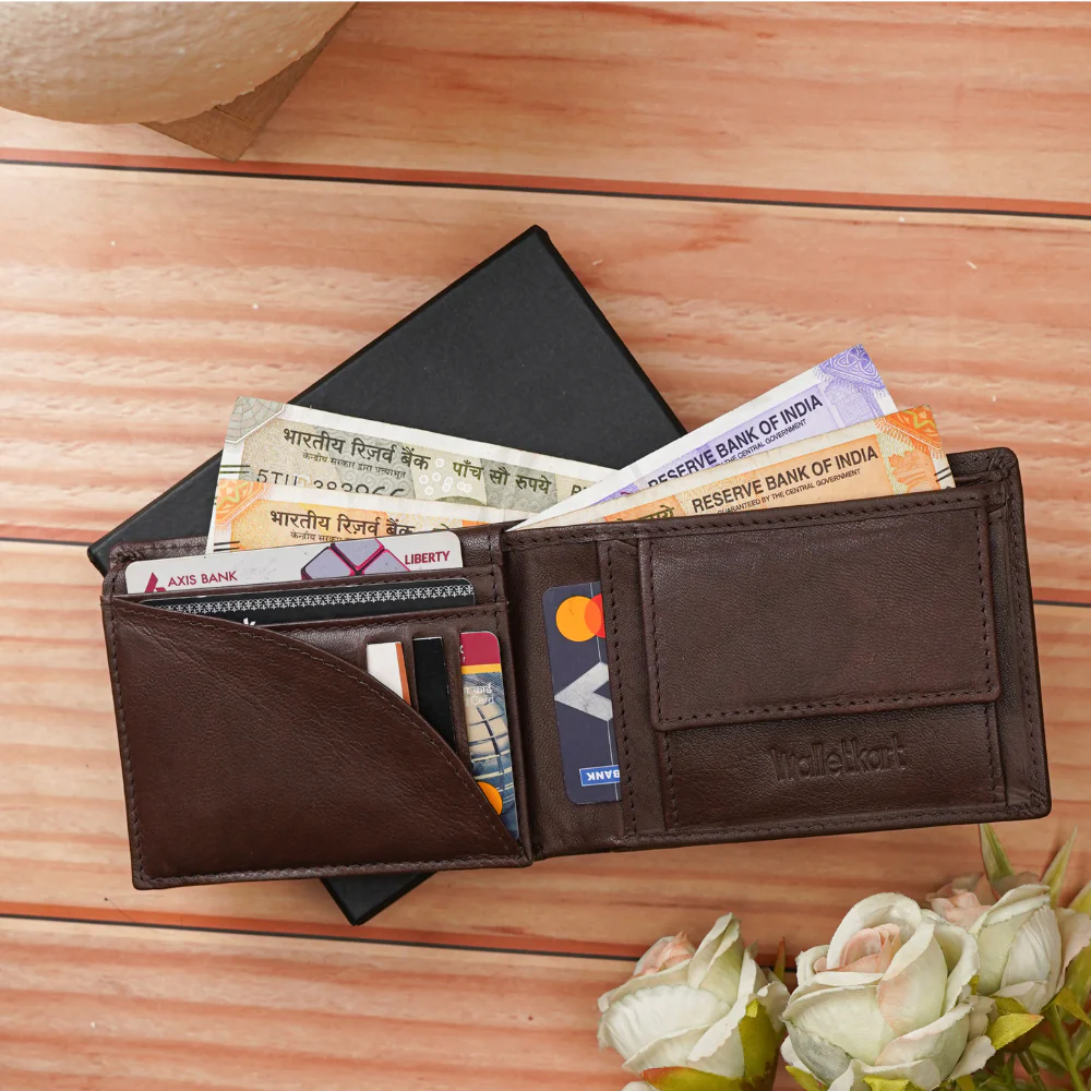 Premium Quality Genuine Leather Name | Name Printed Leather Wallet Gift STYLE ID #21) - Image 5