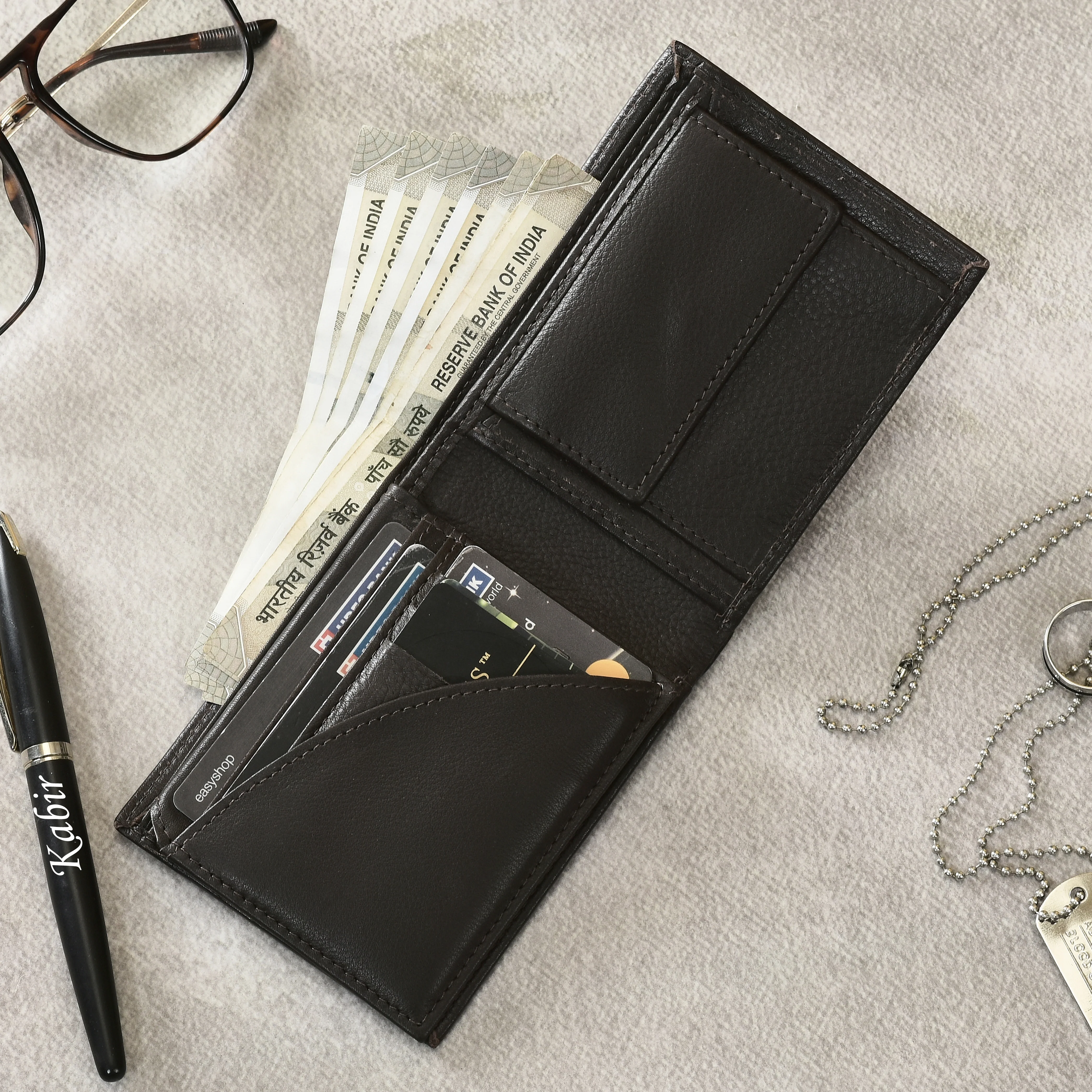 Personalised Wallet & Belt Online | Custom Wallet Gift COMBO for Men (STYLE ID #21) - Image 8