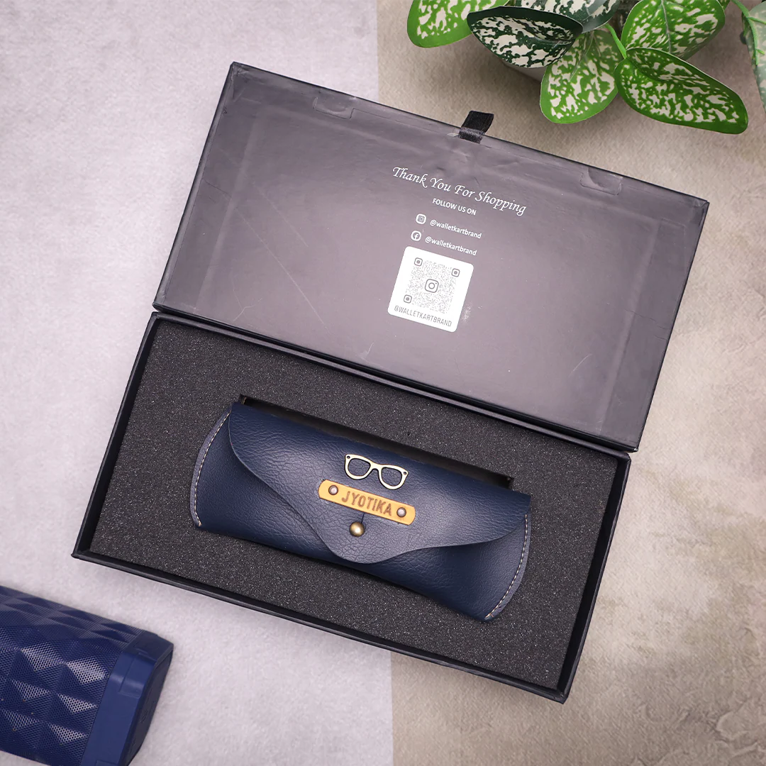 Personalized Leather Name Eyewear Case | Customised Gift for Men/Women - Image 8