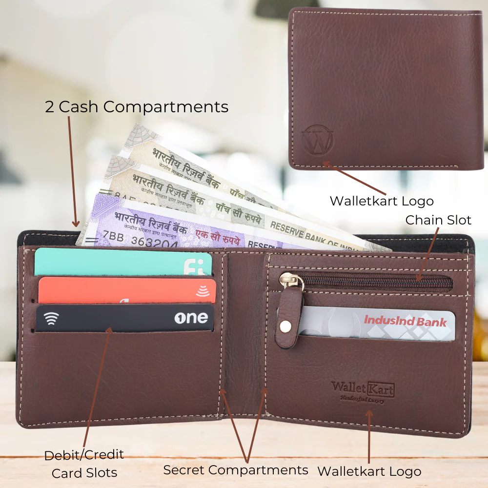 2 Personalised Leather Name Wallet & Get 2 Keychains absolutely Free - Image 10