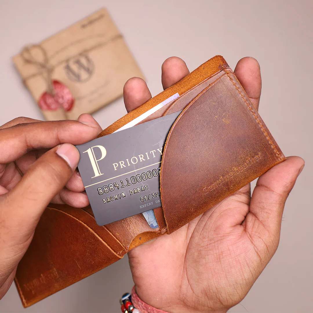 Customised Handmade Leather Men's Wallet, Snaphook and Belt | Best Customized (3 in 1 Gift Combo) for Boyfriend Husband Father & Son (Style id #23) - Image 4