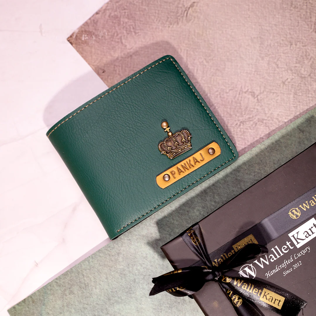 Personalised Leather Wallet for Emboss Strip With Name and Charm For Boyfriend, Husband & Father On Birthday and Anniversary - Image 8