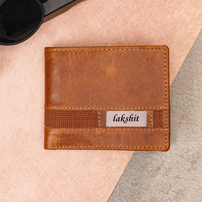 Customised Genuine Leather Men’s RFID Protected Wallet (STYLE ID #32)