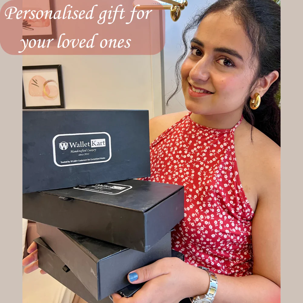 Premium Women’s Gift – Personalized Leather Clutch and Keychain Combo 2 in 1 Gift for Girlfriend / Wife on Birthday & Anniversary - Image 2